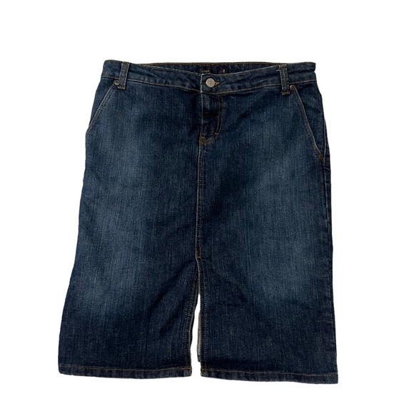 J. Crew Denim Pencil Skirt - Picture 2 of 5